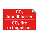 CO₂ brandblusser - CO₂ fire extinguisher