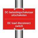 DC-belastingschakelaar uitschakelen - DC load disconnect switch