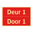 Deur 1 - Door 1