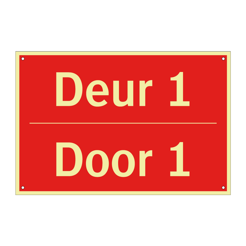 Deur 1 - Door 1