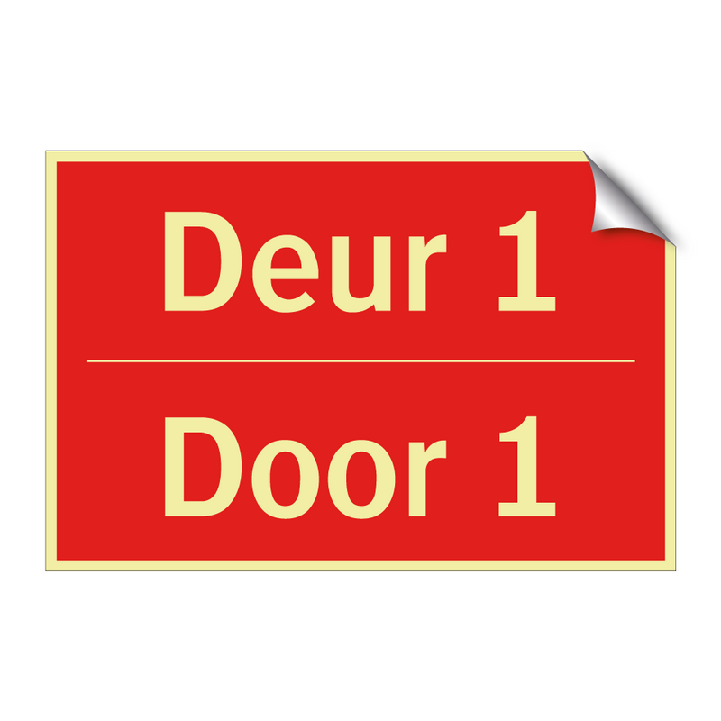 Deur 1 - Door 1