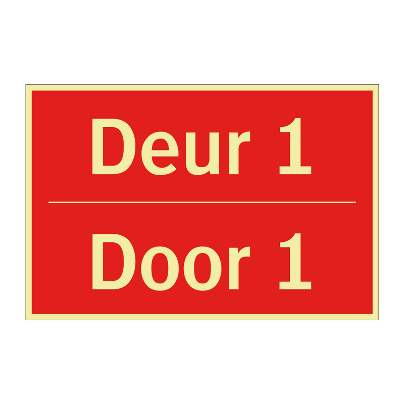 Deur 1 - Door 1