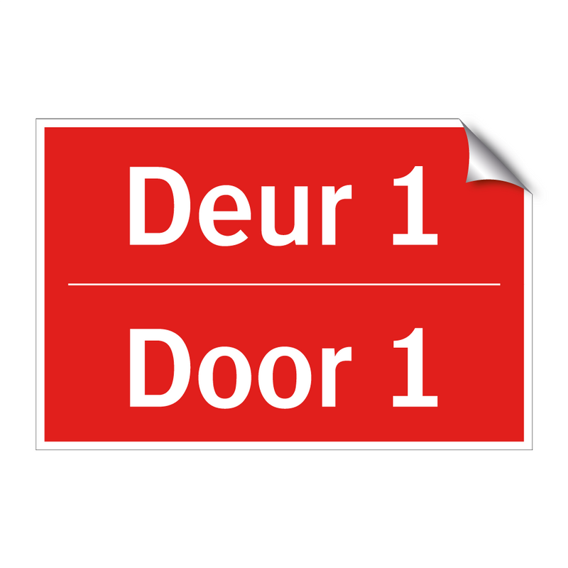 Deur 1 - Door 1