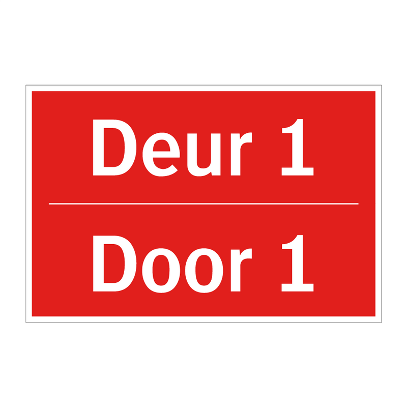 Deur 1 - Door 1
