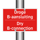 Droge B-aansluiting - Dry B-connection