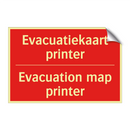 Evacuatiekaart printer - Evacuation map printer