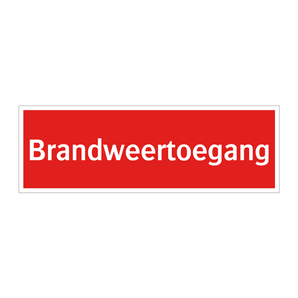 Brandweertoegang & Brandweertoegang & Brandweertoegang & Brandweertoegang & Brandweertoegang