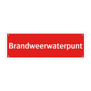 Brandweerwaterpunt & Brandweerwaterpunt & Brandweerwaterpunt & Brandweerwaterpunt
