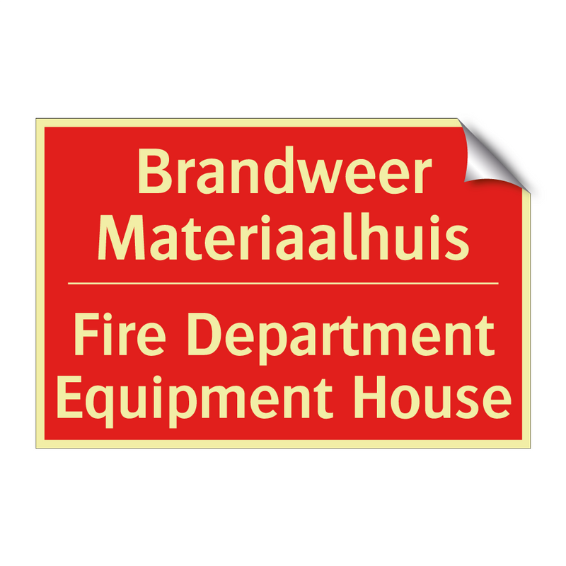 Brandweer Materiaalhuis - Fire Department Equipment House