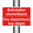Brandweer sleuteldepot - Fire department key depot