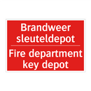 Brandweer sleuteldepot - Fire department key depot
