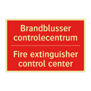 Brandblusser controlecentrum - Fire extinguisher control center