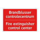 Brandblusser controlecentrum - Fire extinguisher control center