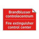 Brandblusser controlecentrum - Fire extinguisher control center