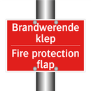 Brandwerende klep - Fire protection flap
