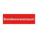 Brandweerwaterpunt & Brandweerwaterpunt & Brandweerwaterpunt & Brandweerwaterpunt