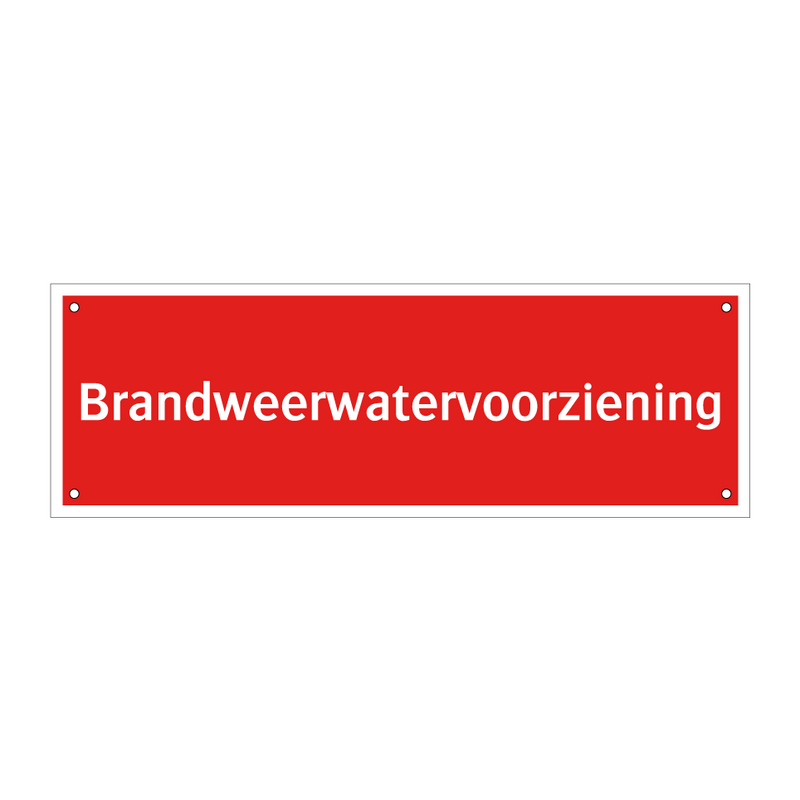 Brandweerwatervoorziening & Brandweerwatervoorziening & Brandweerwatervoorziening