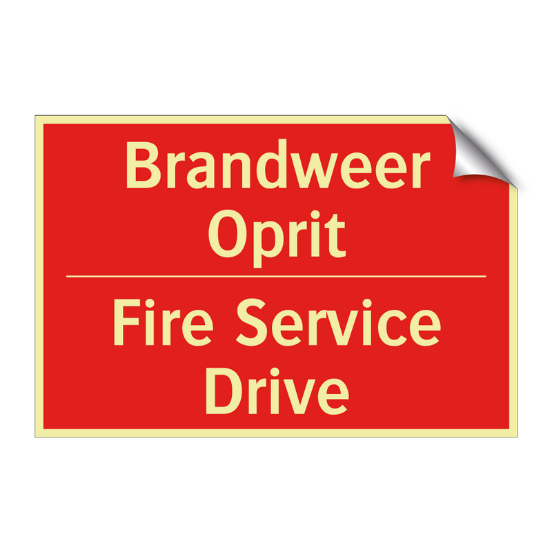 Brandweer Oprit - Fire Service Drive