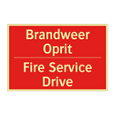 Brandweer Oprit - Fire Service Drive