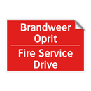 Brandweer Oprit - Fire Service Drive