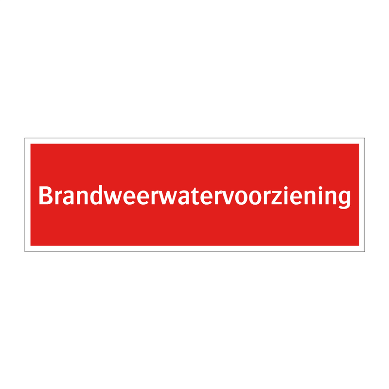 Brandweerwatervoorziening & Brandweerwatervoorziening & Brandweerwatervoorziening