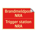Brandmeldpost NRA - Trigger station NRA