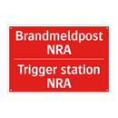 Brandmeldpost NRA - Trigger station NRA