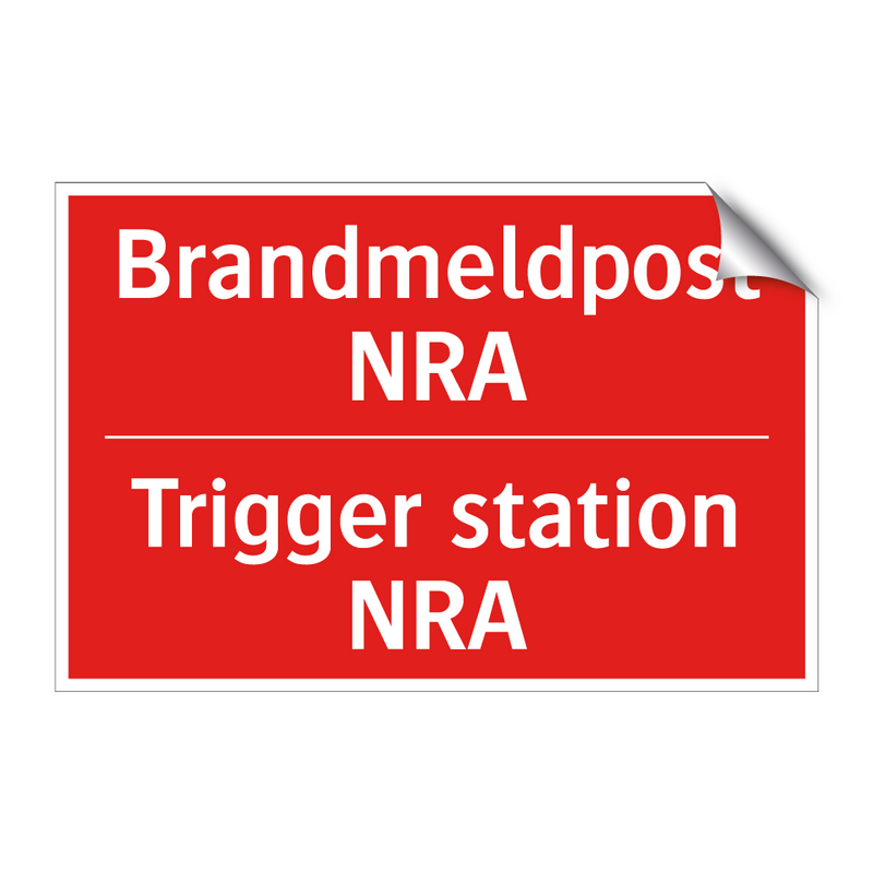Brandmeldpost NRA - Trigger station NRA