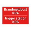 Brandmeldpost NRA - Trigger station NRA
