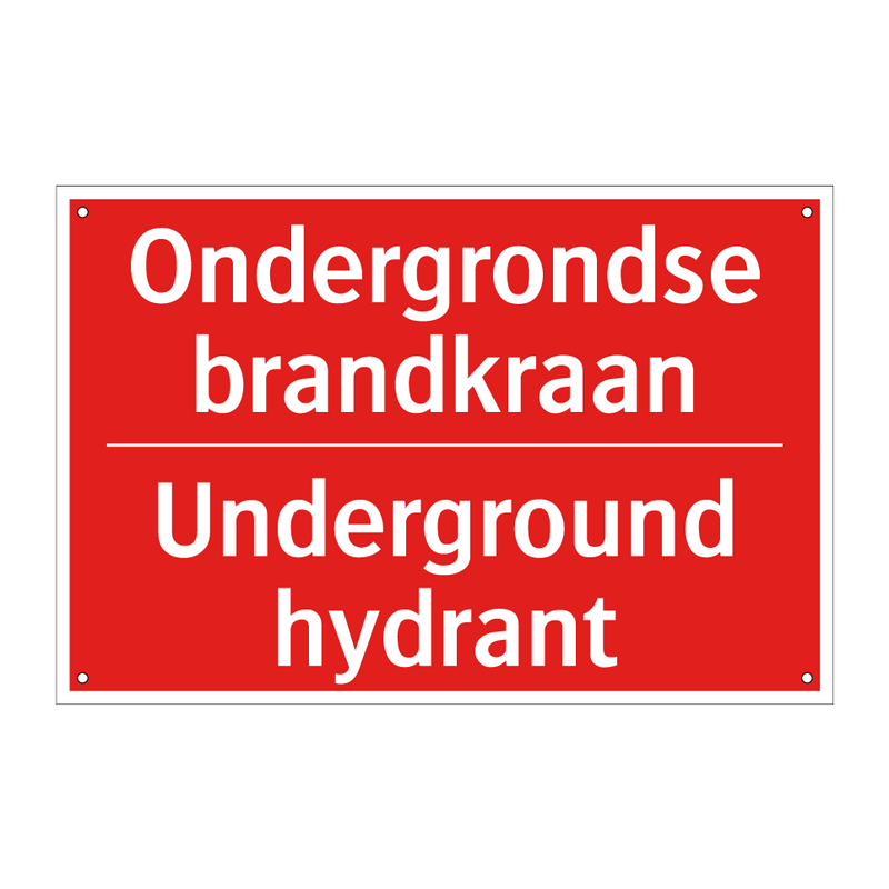 Ondergrondse brandkraan - Underground hydrant