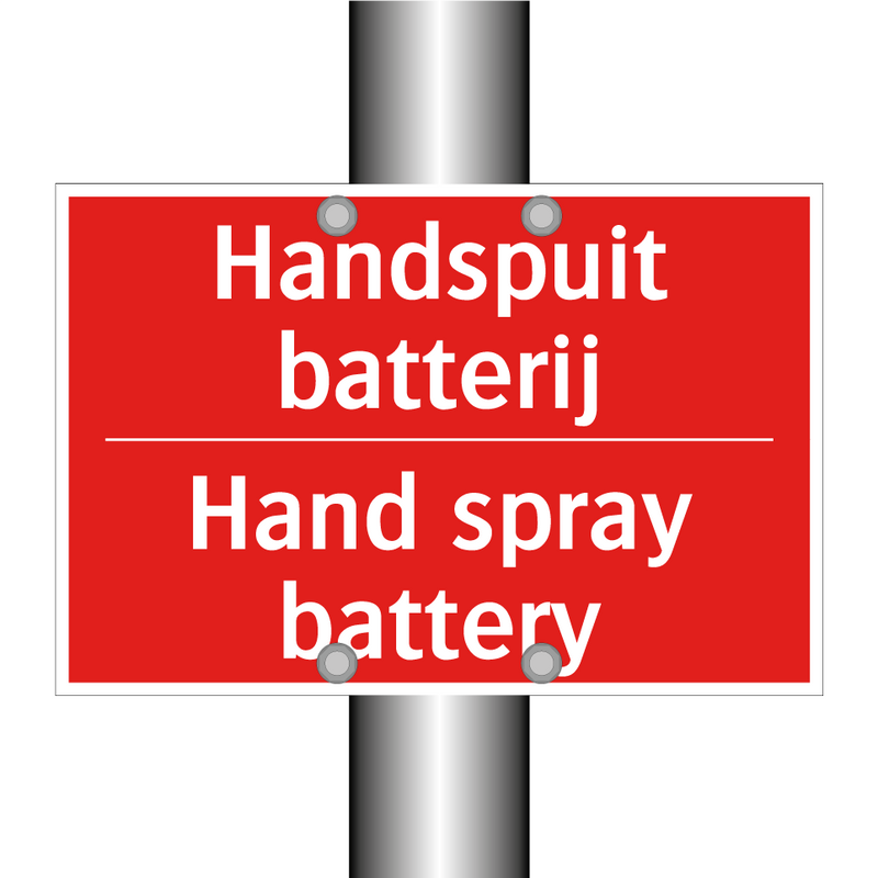 Handspuit batterij - Hand spray battery