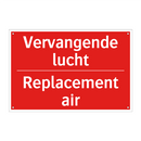 Vervangende lucht - Replacement air