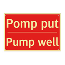 Pomp put - Pump well