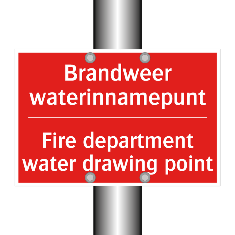 Brandweer waterinnamepunt - Fire department water drawing point