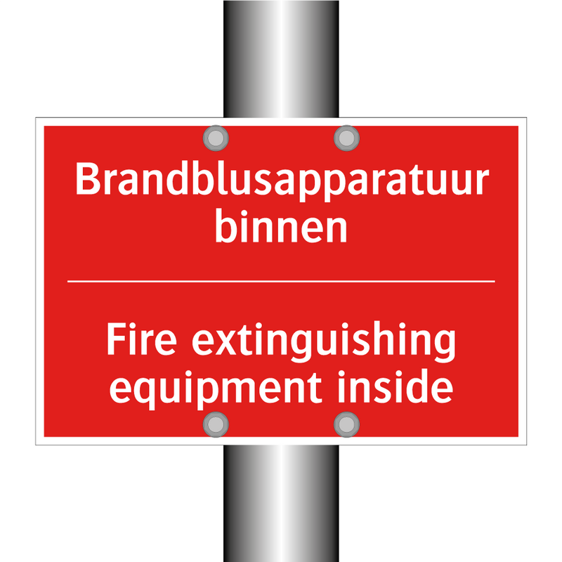 Brandblusapparatuur binnen - Fire extinguishing equipment inside