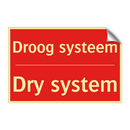 Droog systeem - Dry system