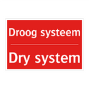 Droog systeem - Dry system