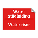 Water stijgleiding - Water riser