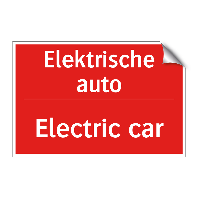 Elektrische auto - Electric car