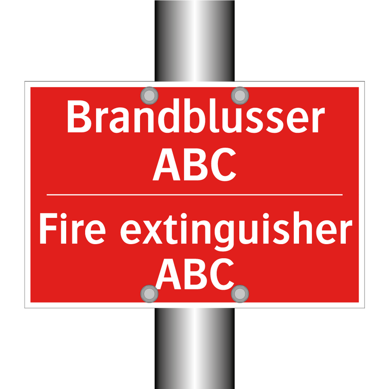 Brandblusser ABC - Fire extinguisher ABC