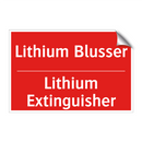 Lithium Blusser - Lithium Extinguisher
