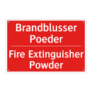 Brandblusser Poeder - Fire Extinguisher Powder