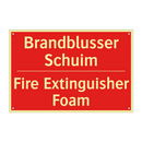 Brandblusser Schuim - Fire Extinguisher Foam