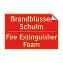 Brandblusser Schuim - Fire Extinguisher Foam