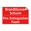 Brandblusser Schuim - Fire Extinguisher Foam