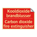 Kooldioxide brandblusser - Carbon dioxide fire extinguisher