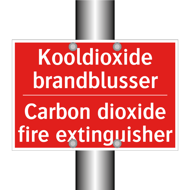 Kooldioxide brandblusser - Carbon dioxide fire extinguisher