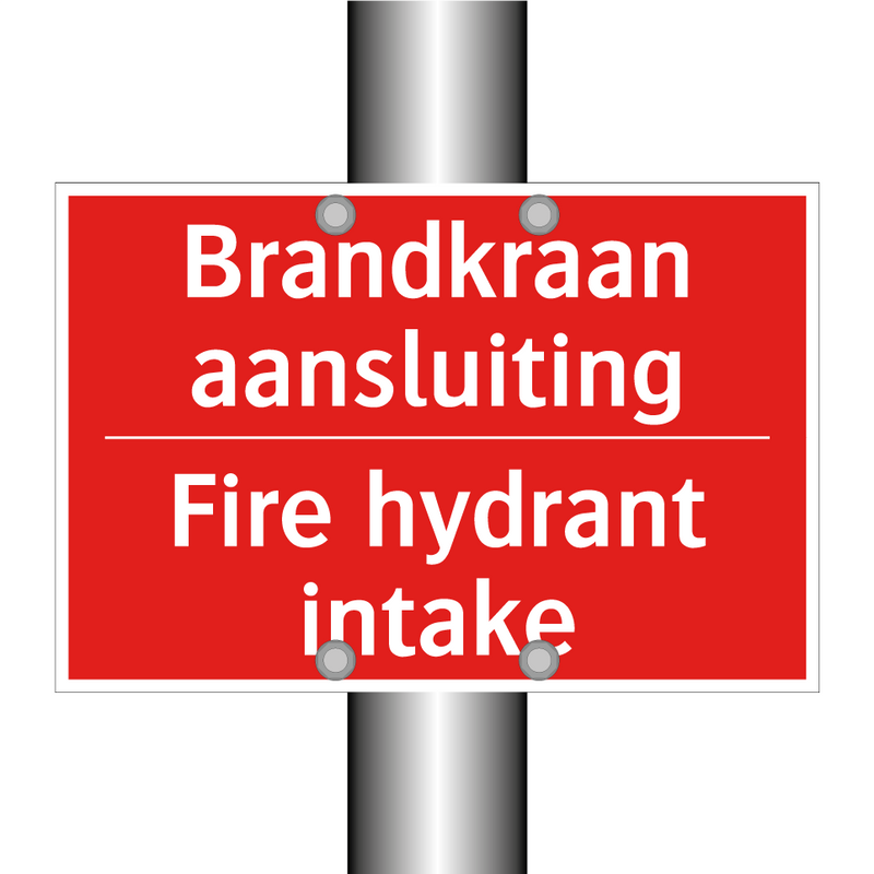 Brandkraan aansluiting - Fire hydrant intake