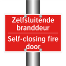 Zelfsluitende branddeur - Self-closing fire door