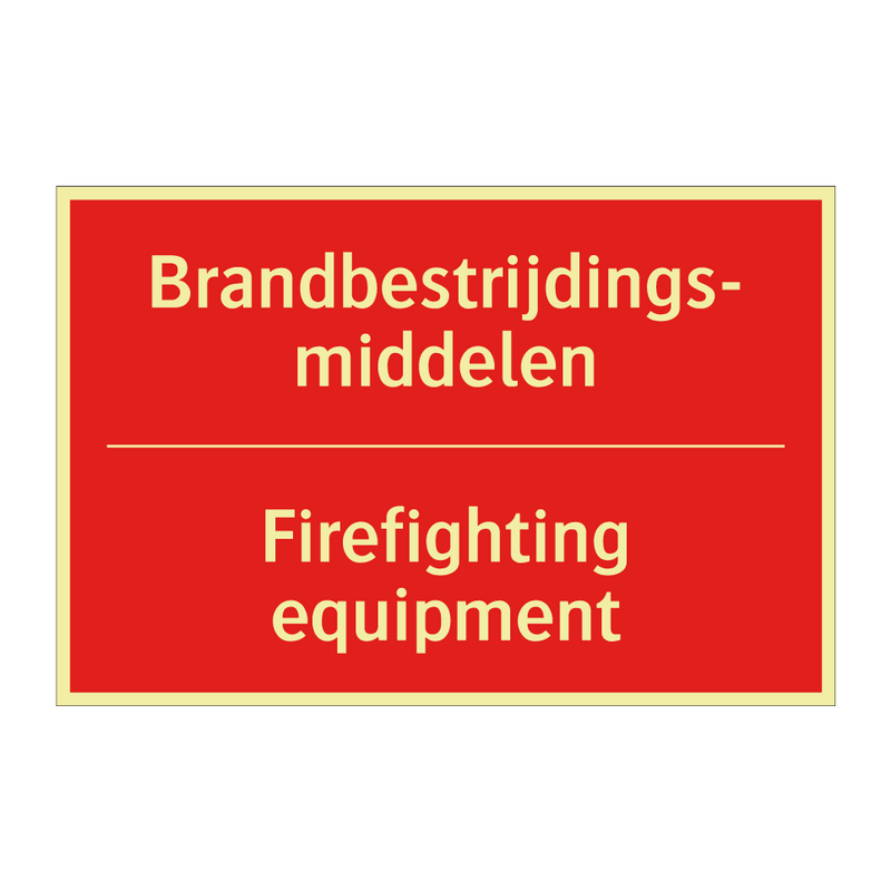 Brandbestrijdings- middelen - Firefighting equipment